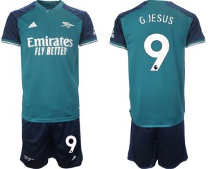 Billiga Fotbollströjor Herr set Arsenal Tredje Tröja 2023-2024 Gabriel Jesus 9