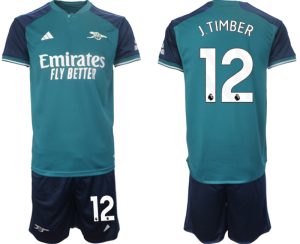 Billiga Fotbollströjor Herr set Arsenal Tredje Tröja 2023-2024 Jurrien Timber 12