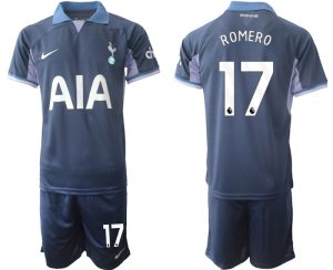 Billiga matchtröja herr Tottenham Hotspur Bortatröja 2023-2024 Cristian Romero 17