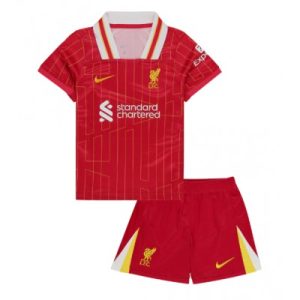 Billiga Fotbollströjor Liverpool Hemmatröja Barn 2024/25 röd Fotbollströja Kit