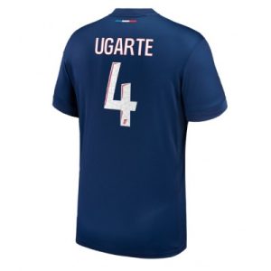 PSG Kläder Herr Paris Saint-Germain Hemmatröja 2024-25 Manuel Ugarte 4